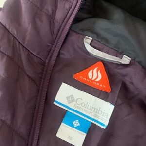 Columbia Dark Purple Omni-Heat Jacket